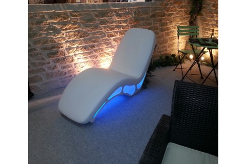 Eclairage fauteuil led bleu