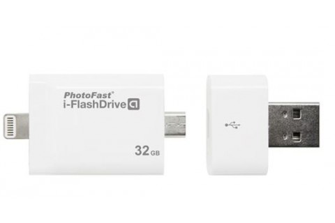 PhotofastDrive 32Go Lightning/MicroUSB + Adaptateur