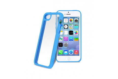 PURO - Coque transparante iPhone 5C -  Bleu