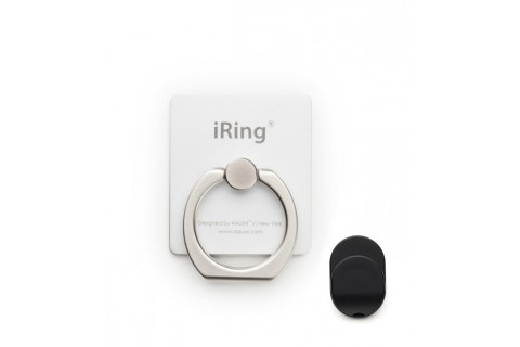 iRing Premium - Anneau de prise en main/support amovible smartphone tablette - Blanc