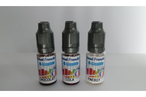 Pack liquide cigarette électronique - Gourmand - 10 mg