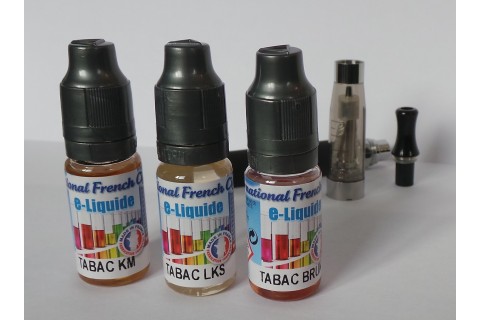 Pack liquide cigarette électronique - Tabac - 16 mg