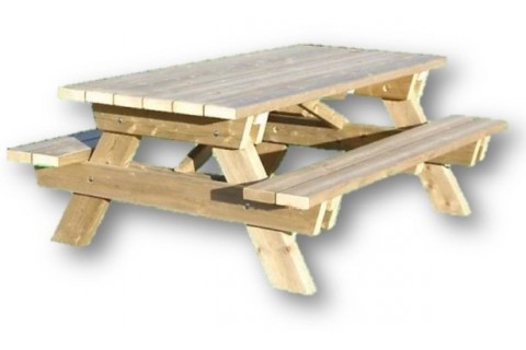 Table Pique-nique renforcée en bois
