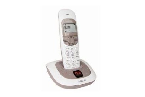 Logicom - Téléphone Fixe sans fil - SOLY 155T SOFT avec Répondeur - Taupe