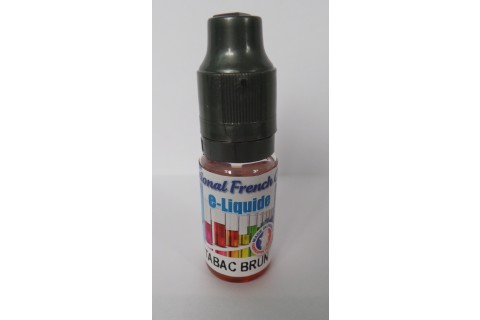 Liquide cigarette électronique - Tabac Brun - 10 mg