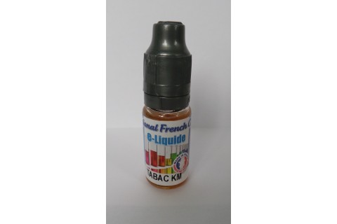 Liquide cigarette électronique - Tabac KM - 10 mg