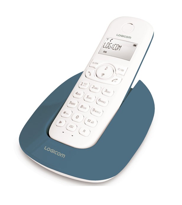 Téléphone fixe sans fil avec répondeur LUNA 155T Taupe - LOGICOM - Sunu  Equipement