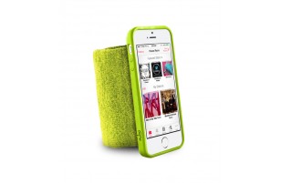 PURO - Bandeau de poignet en éponge - Running  iPhone 5/5s - Vert