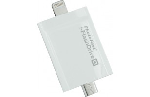 Photofast - i-FlashDrive A 16Go - Lightning/MicroUSB + Adaptateur