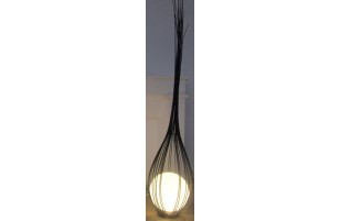 Luminaire : La goutte Gris 170 cm