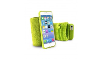 PURO - Bandeau de poignet en éponge - Running  iPhone 6 - 4.7" - Vert