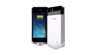 PURO GREY - Coque Batterie Powerbank pour iPhone 5/5s/SE 2200mAh