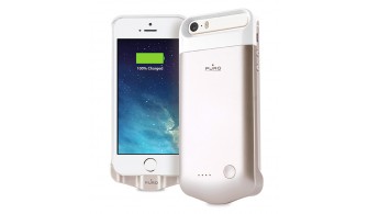 PURO GOLD - Coque Batterie Powerbank pour iPhone 5/5s/SE 2200mAh