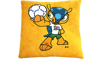 Coussin football Cup Fuleco 2014
