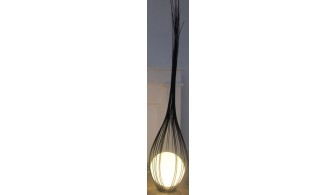 Luminaire : La goutte Gris Clair 200 cm