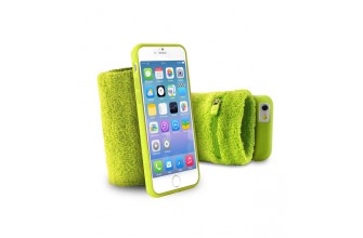 PURO - Bandeau de poignet en éponge - Running  iPhone 6 - 4.7" - Vert