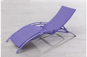 Chaise longue fushia