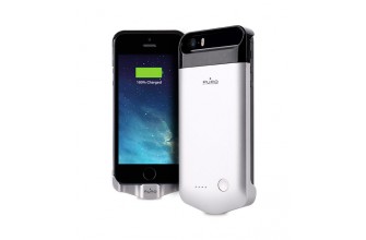 PURO GREY - Coque Batterie Powerbank pour iPhone 5/5s/SE 2200mAh