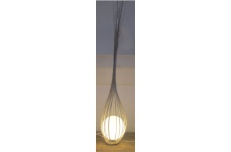 Luminaire : La goutte Blanc cassé 200 cm