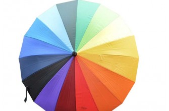 Grand parapluie - Multicolore