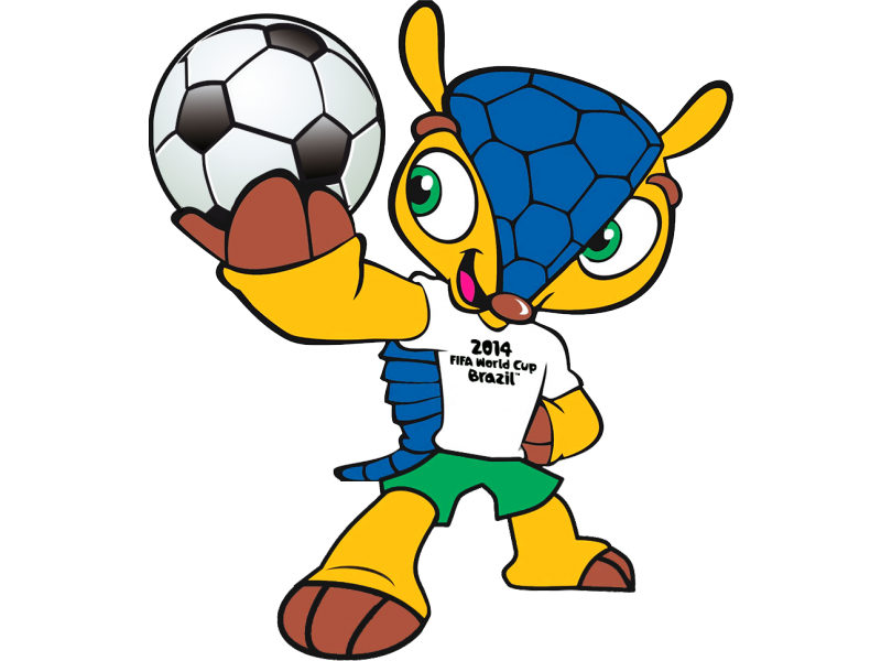 Peluche Fuleco, La Mascotte De La Coupe Du Monde FIFA Brésil 2014 - Environ 20 Cm