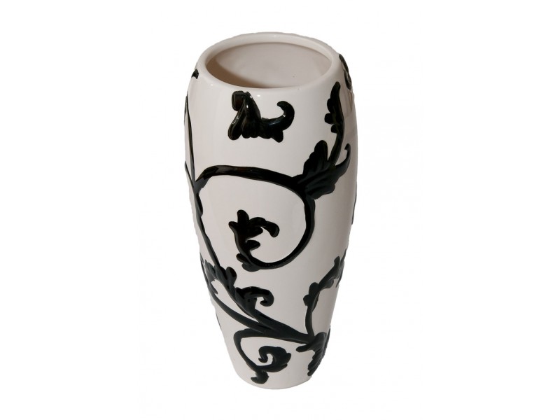 vase noir et blanc